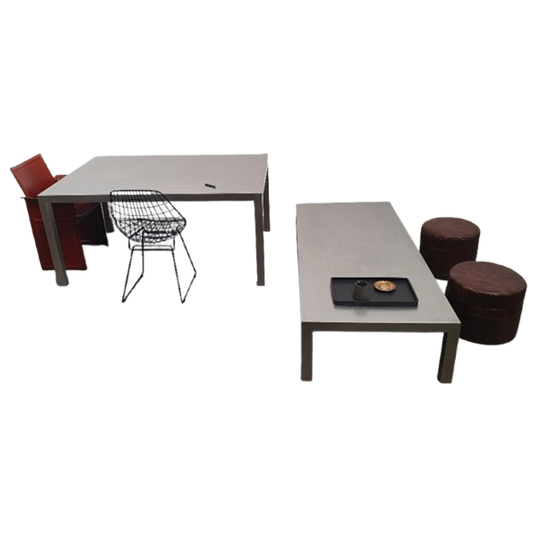 Karma Design Rvs Geborsteld Dutch Design Salontafel / Bank 1