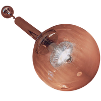 1970 Italian Chrome Globe Light
