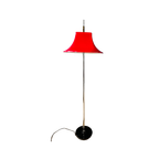 Rode Willem Hagoort Space Age Vloerlamp - Mid Century Acrylglas Lamp thumbnail 1