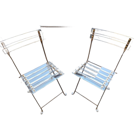 2 Stoelen "les Invisables" Door Yonel Lebovici 1