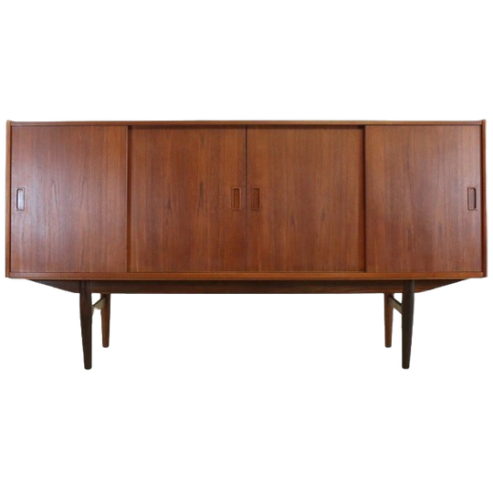 Vintage Kast Midboard Highboard 'snertinge' Deens 1
