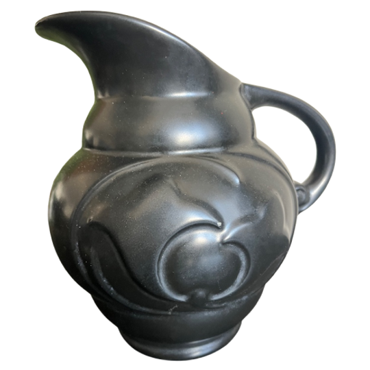 Antieke Zwarte Art Deco Waterkan 1