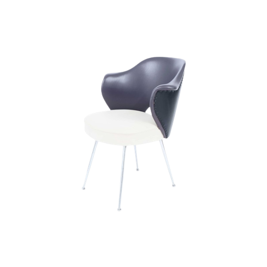 Set Van 6 Kantoorstoelen, Italy 50’s 1