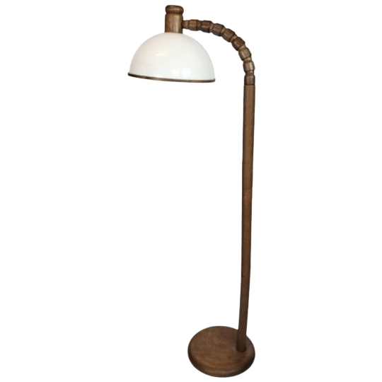 Steinhauer - Hout - Vloerlamp - West-germany - 1970's 1