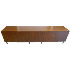 Prachtige Vintage Palissander Lowboard Dressoir 249 Cm thumbnail 1