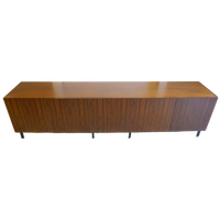 Prachtige Vintage Palissander Lowboard Dressoir 249 Cm
