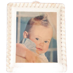 Fifties Handgemaakt Fotolijstje Baby Schilderijtje thumbnail 1