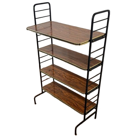 Vintage Staande Rek / Etagere / Vitrine 1