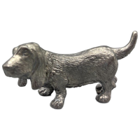 Basset Hound Miniatuur Verzilverd/Zilver