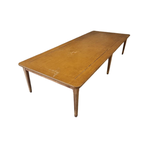 Antieke Tafel Uit Een Frans Kasteel Eiken 150 X 370 Cm