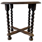 Vintage Houten Pied De Stal / Bijzettafel / Plantentafel thumbnail 1