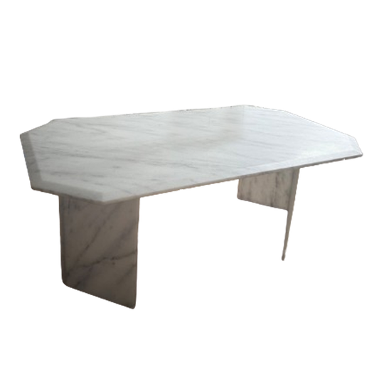 Carrara Marmer Witte Vintage Salontafel 1