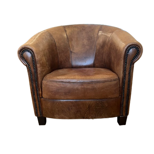 Schapenleren Clubfauteuil 1