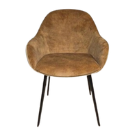 30% Korting - Nieuw 4x Montel Nora Stoelen - Eetkamer - Oker