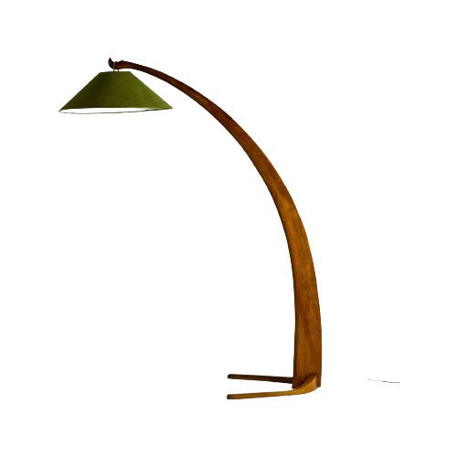 Mid-Century Gebogen Vintage 'Arc' Vloerlamp Stalamp