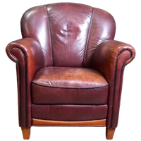 Vintage Topper, Schapenleren Clubfauteuil