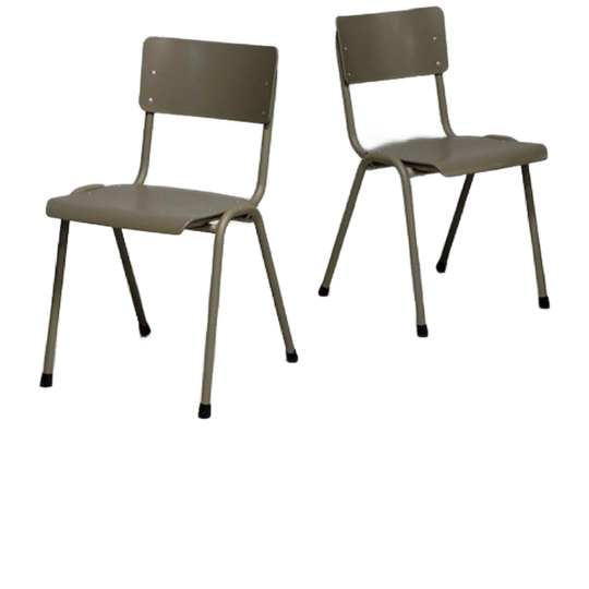 Retro Eetkamerstoelen Nieuw Eettafelstoelen Taupe Prijs P/st 1