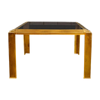 Coffee Table Made Of Brass And Glass From The 60S. thumbnail 1