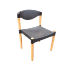 6 Vintage Strax Stoelen, Hartmut Lohmeyer Voor Casala thumbnail 1