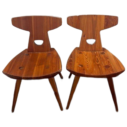 2 Vintage Stoelen Van Jacob Kielland-brandt Voor I. Christiansen 1