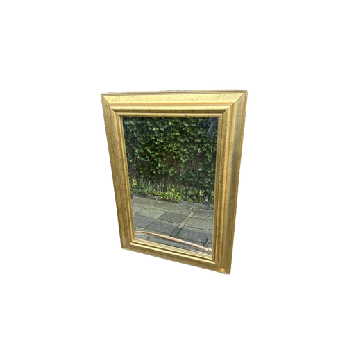 Vintage Spiegel Goud Met Facet Geslepen Spiegelglas 54X74Cm