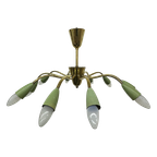 Mid-Century Design Spider Brass Ceiling Lamp ,11950’S thumbnail 1