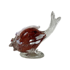 Handmade - Römische Glashütte Linz (Rgh) - Presse Papier / Paperweight- In The Shape Of A Fish thumbnail 1