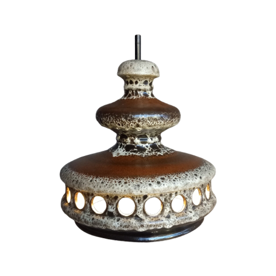 Hanglamp In Perfecte Staat, Vintage Fat Lava Stijl. 1