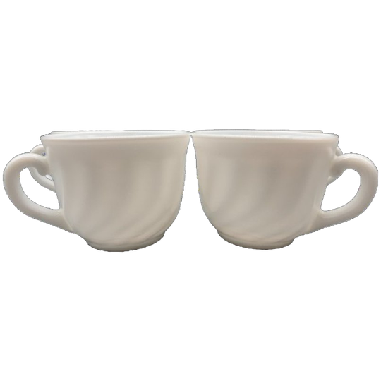 Set Arcopal Kopjes Wit Swirl 4 Stuks 1