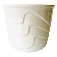 Vintage Bloempot Wit Golf West Germany 1960’s