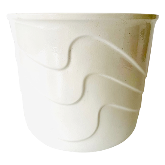 Vintage Bloempot Wit Golf West Germany 1960’s 1