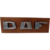 Originele Vintage Daf Letters