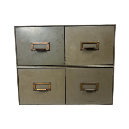 2x Vintage Industrieel Ladekastje 1
