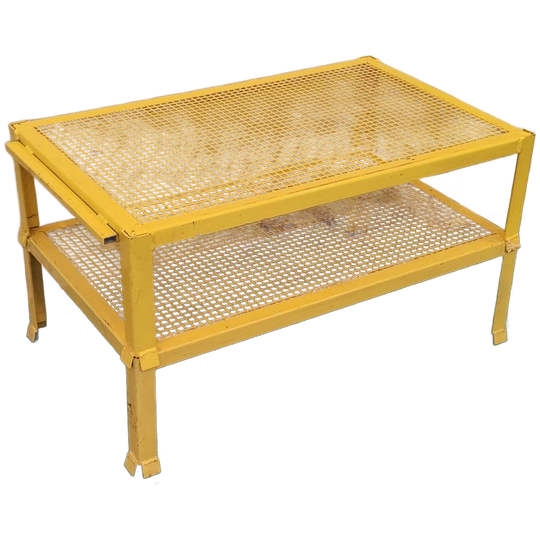 Vintage Industriele Tv Tafel / Salontafel 1