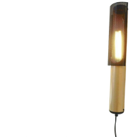 Retro Vintage Wandlamp Woja Jaren 80 Goud Kleur Dutch Design