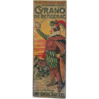 Cyrano De Bergerac Poster On Wood Charles Verneau