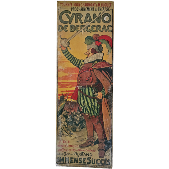Cyrano De Bergerac Poster On Wood Charles Verneau 1