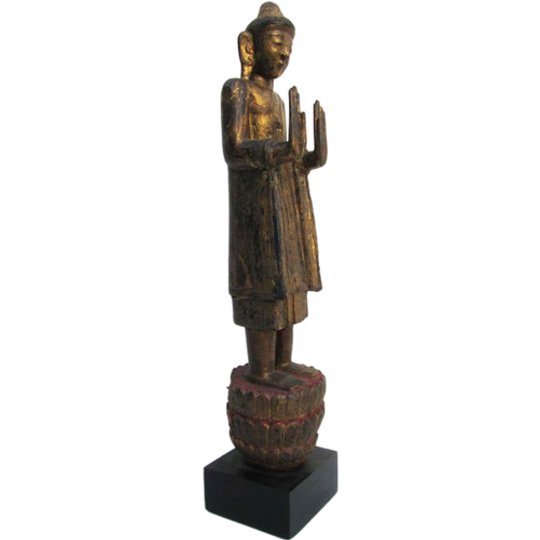 Antieke Houten Boeddha 1