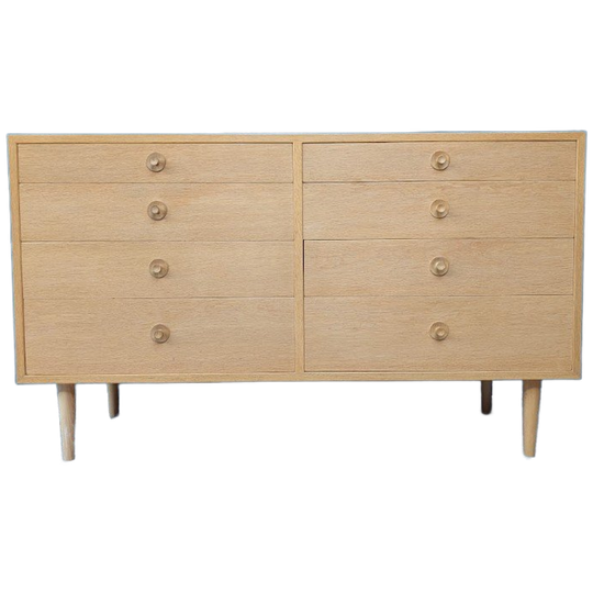 Vintage Dubbele Eiken Ladekast, Borge Mogensen Deens Design Uit De Jaren 60 1
