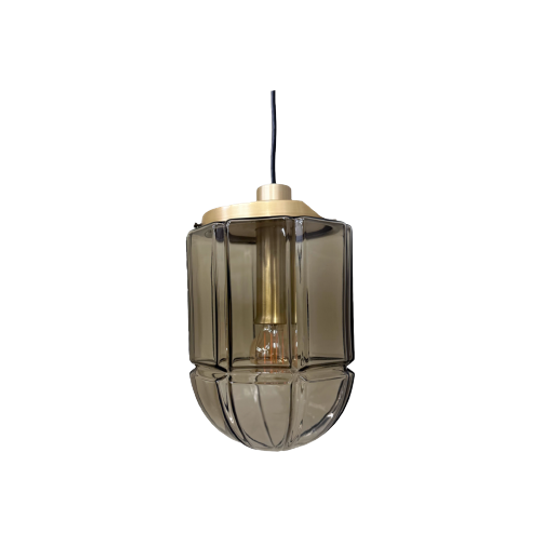 Vintage Peill & Putzler Hanglamp - Rookglas | 00748 1