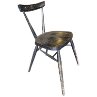 L.ercolani / Early / Ercol Black Stacking Chair / 1950s