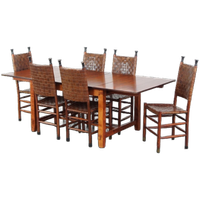 Prachtige Design Set Van 6 Eetkamerstoelen En Uitschuifbare Eetkamertafel Van Schuitema