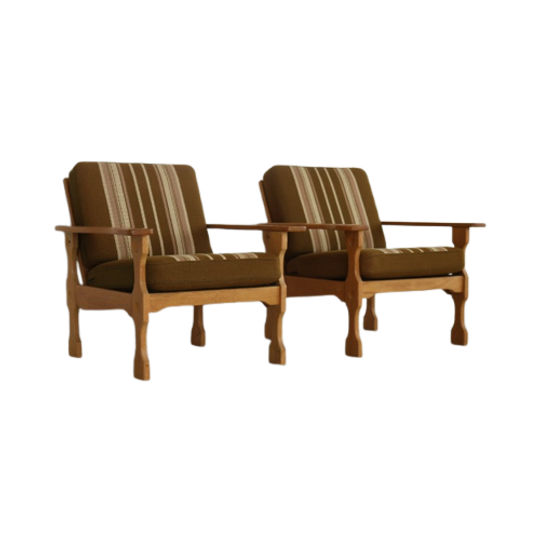 Vintage Eiken Fauteuils | Jaren 50 | Deens 1