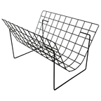Vintage Krantenrek Lectuurmand Draadstaal Jaren 60 Design thumbnail 1