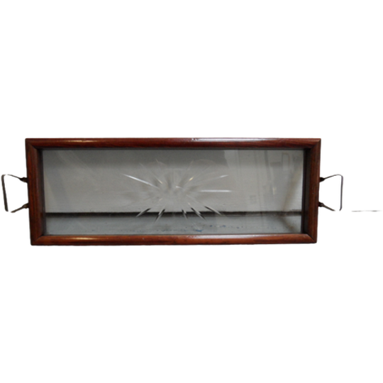 Vintage Dienblad Met Glas 1