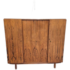 Mid Century Pallisander Fineer Klerenkast 4 Deurs Deens thumbnail 1