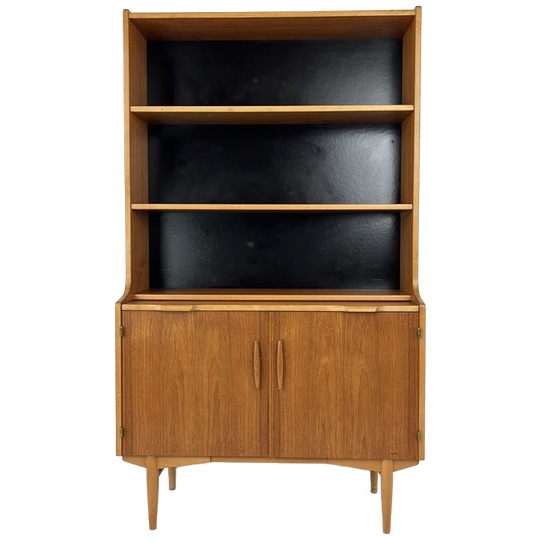 Scandinavisch Vintage Teak Fineren Boekenkast Orust 1