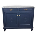 Vintage Commode Met Marmerblad thumbnail 1
