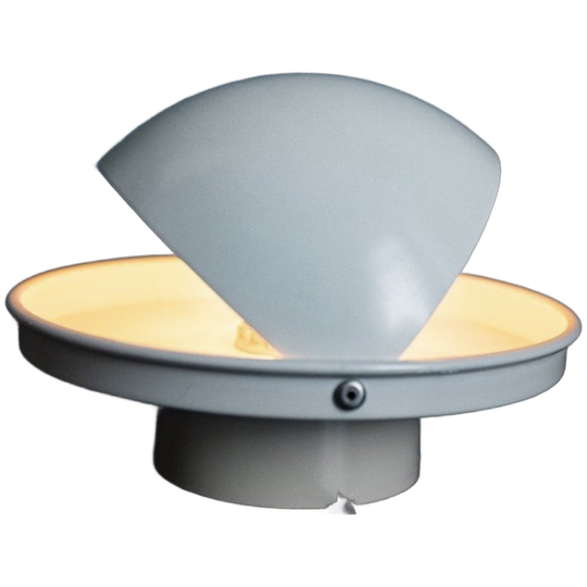 Vintage Dijkstra Witte Eclips Wandlamp 1