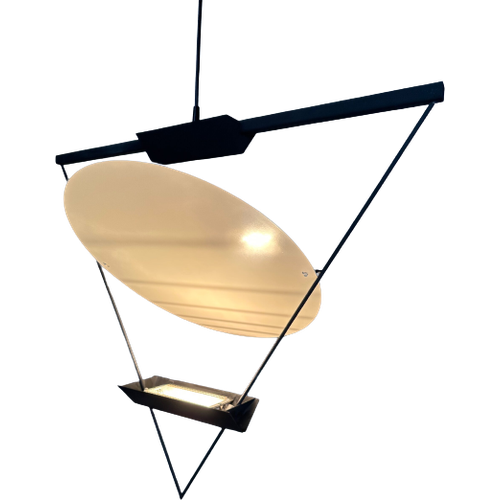 Artemide Triangle Lamp By Mario Botta – 1980’S